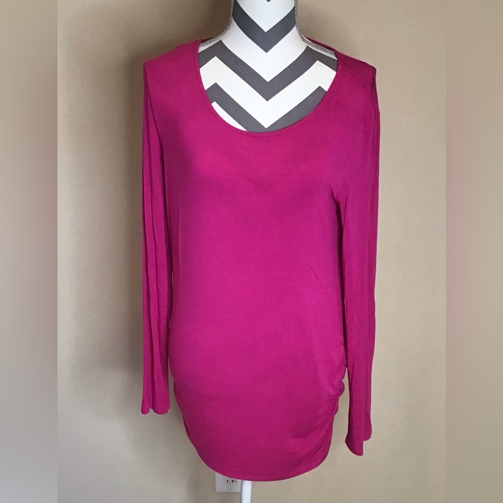 Dana Buchman Pink Long Sleeve Top